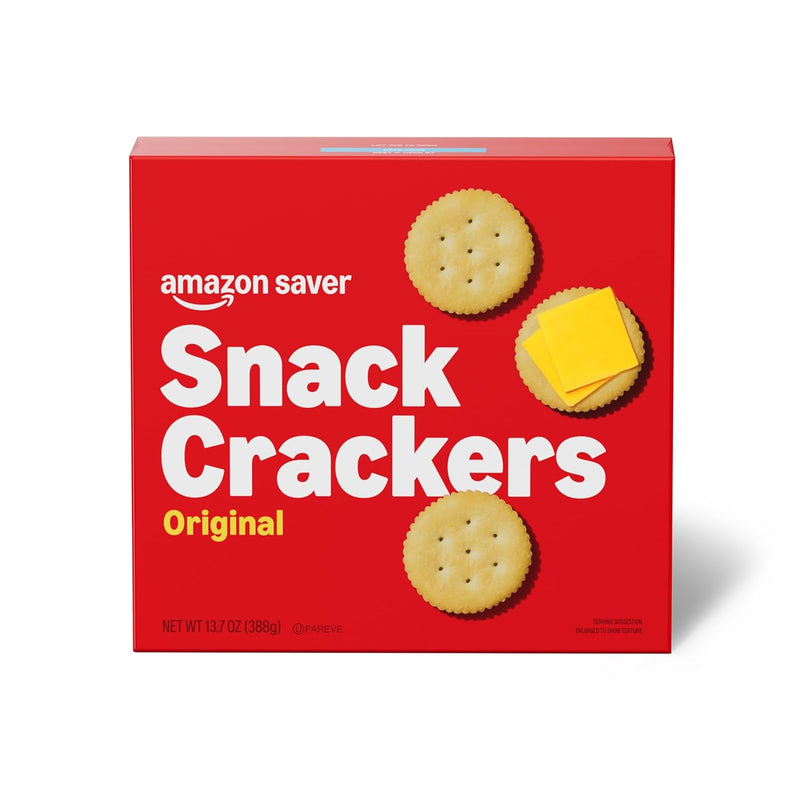 Amazon Saver. Original Snack Crackers. 13.7 Oz (Previously Happy Belly. Packaging May Vary)