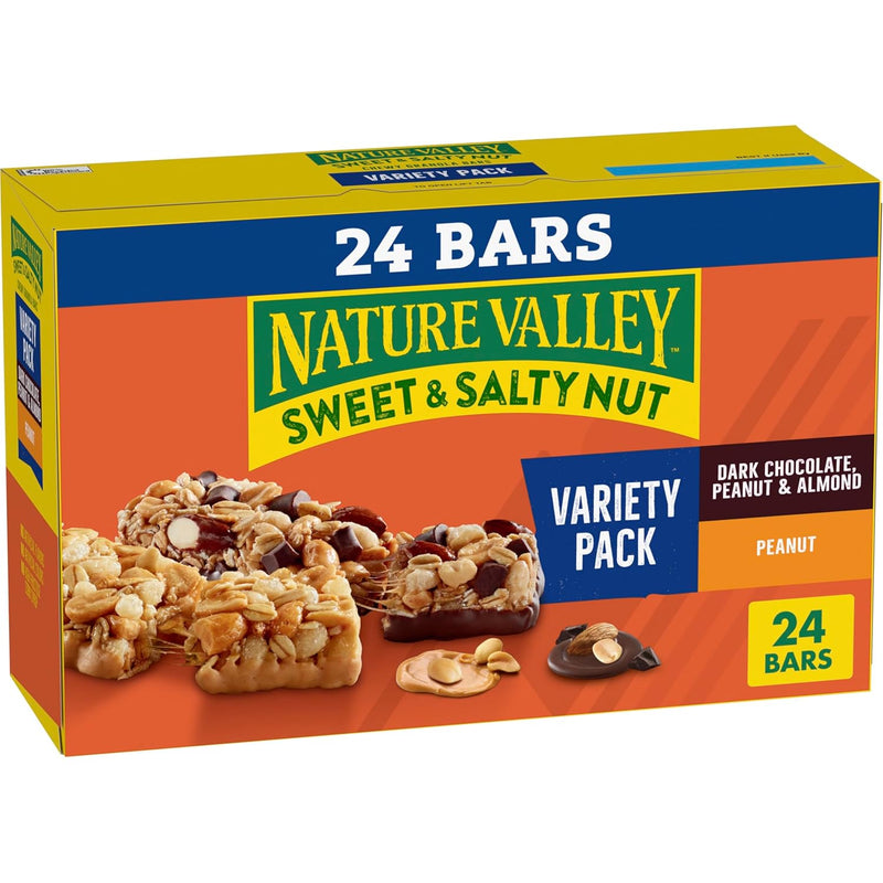 Nature Valley Sweet and Salty Nut Granola Bars. Variety Pack. 24 Bars. 28.8 oz